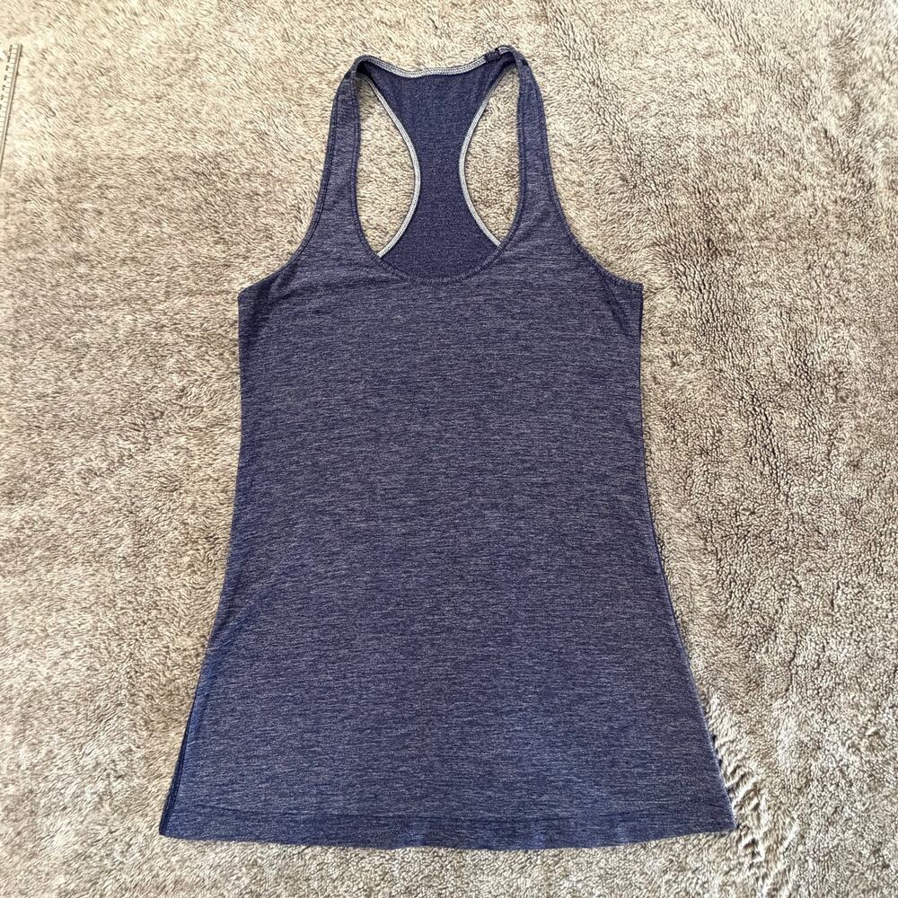 Lululemon Cool Racerback Luxtreme Women's 8 Dark Blue/Purple